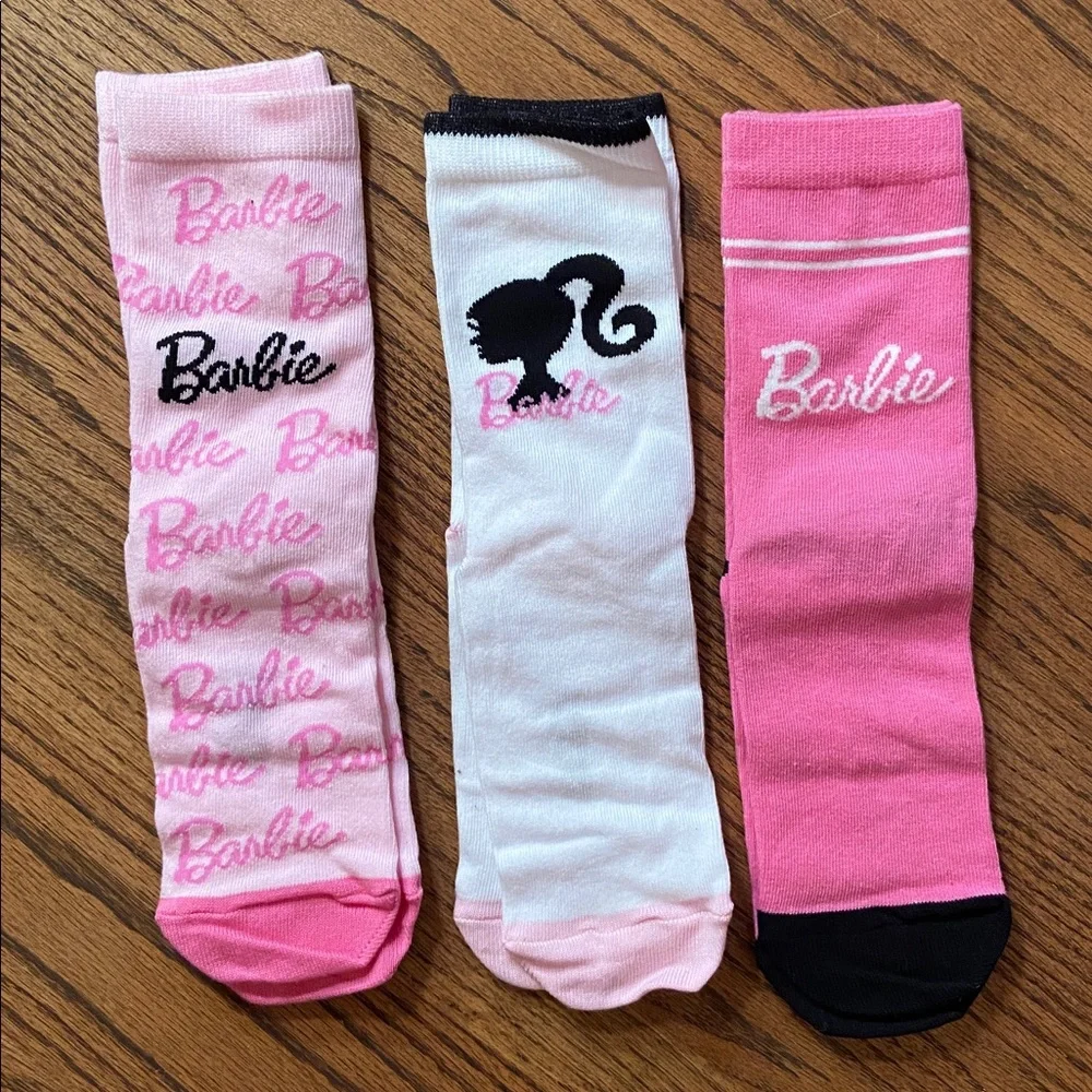 🍓$5 Pick!🍓 Barbie Casual Socks Three Pack